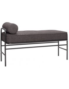 Hübsch Pipe bænk i metal og...