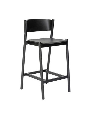 Hübsch Oblique barstol i egetræ og...