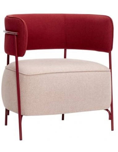 Hübsch Teddy lænestol i metal og...