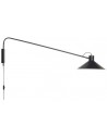 Hübsch Architect væglampe i metal 1 x E27 B145 cm - Sort