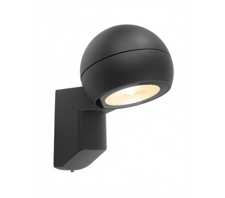 Serpentis væglampe 6W LED - Mørkegrå