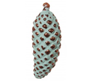 Julekugle Ø7,5 cm Glas - Antik grøn