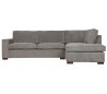 Moderne hjørnesofa med chaiselong 283 x 197 cm - Grå
