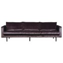 3-personers sofa i velour B277 cm - Lysegrå