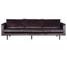 Rodeo 3-personers sofa i velour B277 cm - Grå