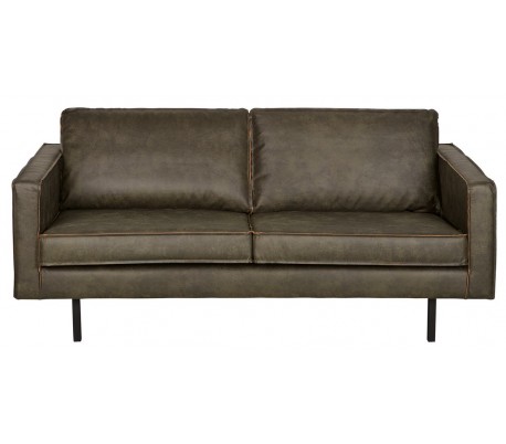 2,5-personers sofa i velour B190 cm - Grå