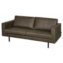 2,5-personers sofa i velour B190 cm - Grå