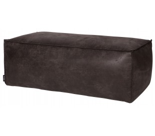 Skammel i 100% Polyester H43 x B120 x D60 cm - Grå 2