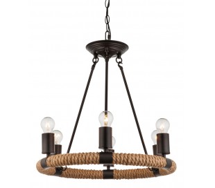 Spider loftlampe med 8 fatninger - Sort 2