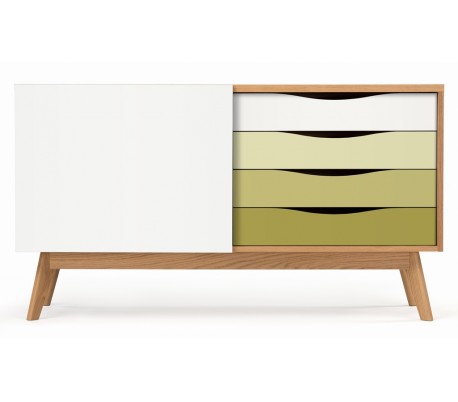 Avon sideboard i retro design - Eg/Abbey