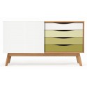 Avon sideboard i retro design - Eg/Abbey
