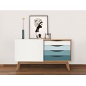 Avon sideboard i retro design - Eg/Oliven