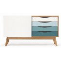 Avon sideboard i retro design - Eg/Oliven