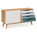 Avon sideboard i retro design - Eg/Oliven