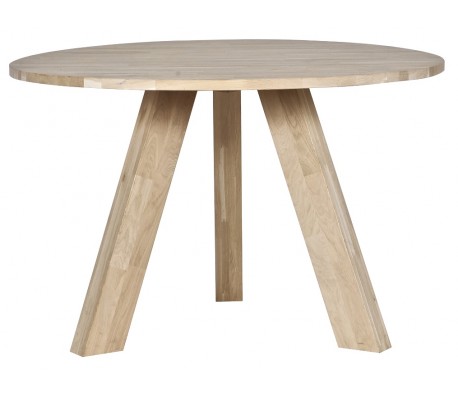 Sofabord i ubehandlet eg H38 x B100 x D100 cm - Eg