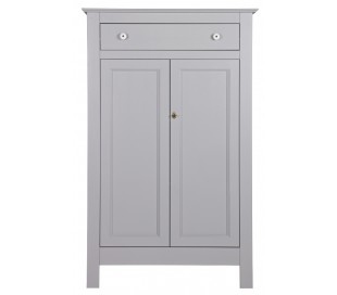 Kabinet i lakeret fyrretræ H142 x B100 x D38 cm - Hvid