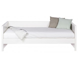 Jade børneseng 209 x 100 cm inkl. bund - Hvid