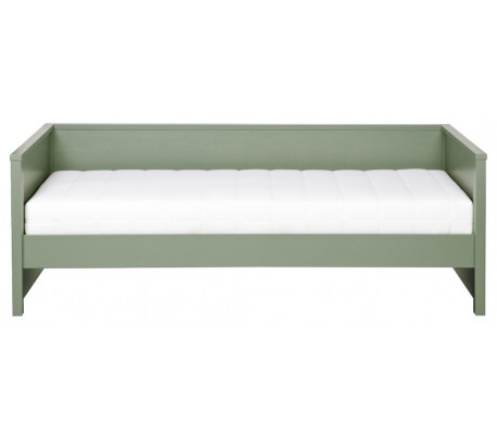 Børneseng 208 x 100 cm inkl. bund - Hvid