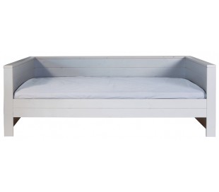 Børneseng 208 x 100 cm inkl. bund - Rustik grøn