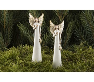 Fluesvamp på pind til krans H7 cm - Rød/Hvid