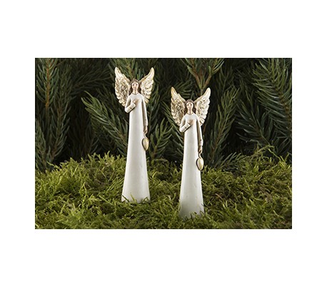 Fluesvamp på pind til krans H7 cm - Rød/Hvid