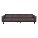 4-personers sofa i velour 280 cm - Varm grøn