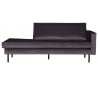 Rodeo daybed sofa i velour B206 cm - Mørkegrå