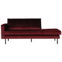 Daybed sofa i velour B206 cm - Dark night blue