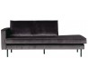 Rodeo daybed sofa i velour B206 cm - Antracit