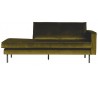 Rodeo daybed sofa i velour B206 cm - Oliven