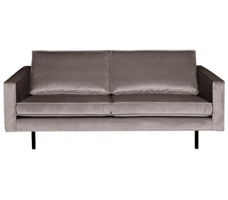 2,5-personers sofa i velour B190 cm - Rust