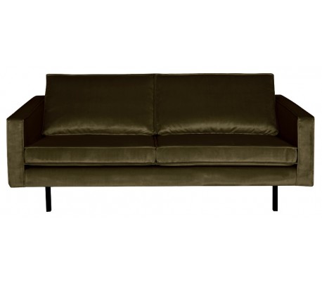 2,5-personers sofa i velour B190 cm - Mint