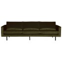 3-personers sofa i velour B277 cm - Mint