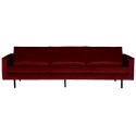3-personers sofa i velour B277 cm - Dark night blue