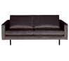 Rodeo 2,5-personers sofa i velour B190 cm - Antracit