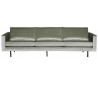 Rodeo 3-personers sofa i velour B277 cm - Khaki