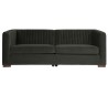 Moderne sofa i velour 215 cm - Varm grøn