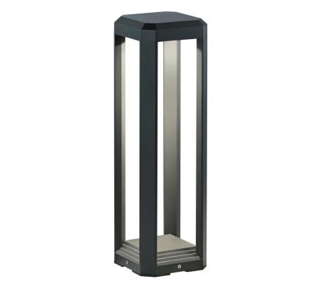 Havelampe H50 9W LED med sensor - Sort