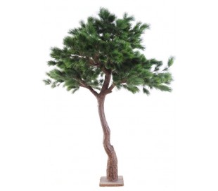 Stort luksuriøst kunstigt fyrretræ H400 cm 2