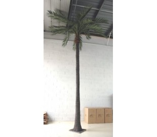 Stort kunstigt palmetræ H400 cm