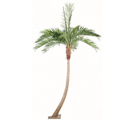 Stort kunstigt palmetræ H400 cm