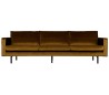 Rodeo 3-personers sofa i velour B277 cm - Honning