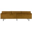 3-personers sofa i velour B277 cm - Oliven