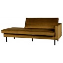 Daybed sofa i velour B206 cm - Oliven