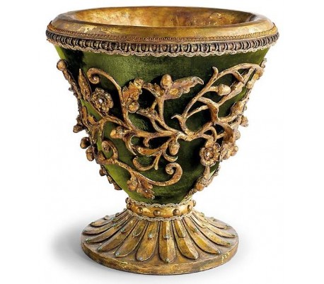 Urne med deko H51 cm