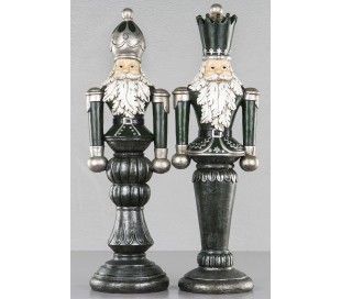 Juletræ i polyresin H70 cm - Champagne glitter