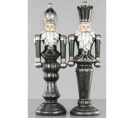 Juletræ i polyresin H70 cm - Champagne glitter