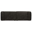 Moderne 3,5 personers sofa i læder 246 x 96 cm - Armygrøn