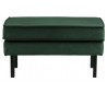 Rodeo Skammel i velour 84 x 54 cm - Grøn