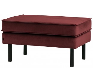 Skammel i velour 84 x 54 cm - Grøn 2